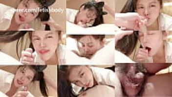 Oral sex that is interactive. Oral sex encompasses a wide range of noises and gestures, such as head pushing, deep throating, grasping hair, tail, sucking fingers, clamping the legs, elevating the ball, and sucking both balls simultaneously [picture comparison, original voice of the