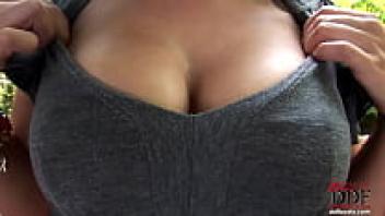 Outside, Aria Giovanni poses