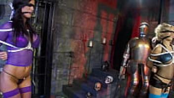 HOT BABES TIED UP IN BDSM BONDAGE ROPE FETISH PORN