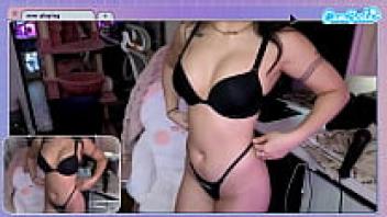 A petite Asian college student named Camsoda has a wild orgasm while rubbing her hairy pussy.