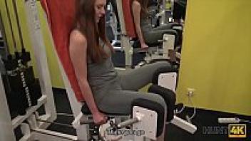 HUNT4K. Instead of working out, the naive gym bunny has sex with a wealthy man.