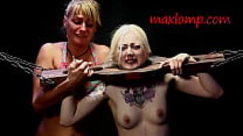 While being caned on the butt, Hottie