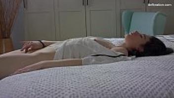 Anna Klavkina, a teenage virgin, indulges in masturbation.