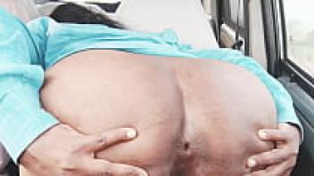 Teen big boobs college girl with nabar uncle car romance Telugu dirty talks.